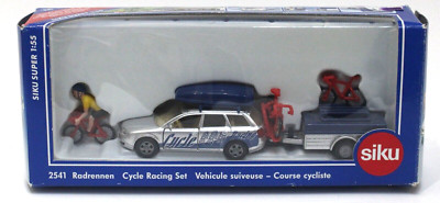 Siku 2541 Cycle Racing Set w/ Audi Wagon 1:55 Mint/ Box