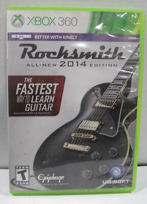 Rocksmith 2014 Edition Xbox 360 Microsoft Fastest Way Learn To Play Guitar Game