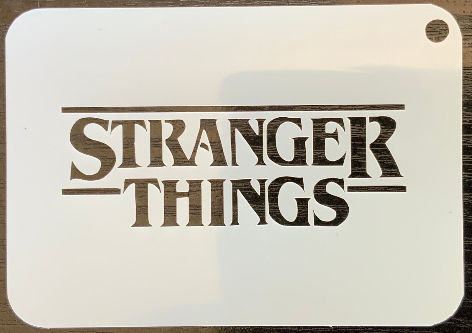 Stranger Things The Upside Down Eleven fake tattoo stencil mylar ...