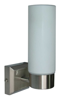 GLOBO Kadin Wandleuchte Wandlampe Metall nickelfarben matt H 185 cm