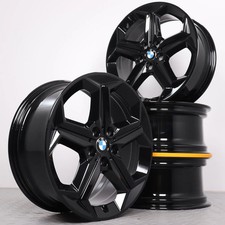 BMW X1 iX1 X2 iX2 Alufelgen 18 Zoll U11 U10 Original Felgen Styling 865 schwarz