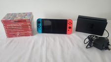 Nintendo Switch HAC-001 V1 Console Bundle + Dock + 11 Games Mario Kart Zelda
