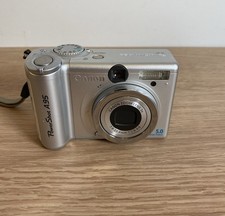 Canon PowerShot A95 Digital Compact Camera 5.0MP Flip Screen Silver - Tested