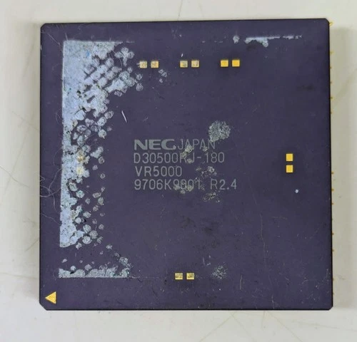Vintage Rare NEC D30500RJ-180 VR50000 Processor Collection/Gold Recovery