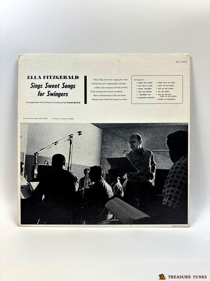 Ella Fitzgerald - Ella Fitzgerald Sings Sweet Songs For Swingers - Image 3 of 4