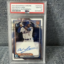 2024 Bowman Chrome - Prospect Autographs Wilfredo Lara #CPA-WL (AU, RC)