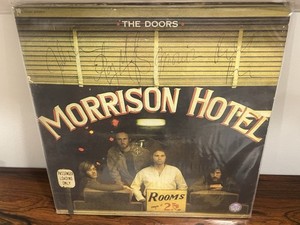 🔥Doors Morrison Hotel Signed All 4! Morrison Manzarek Krieger Densmore 🔥
