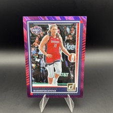 2025 Donruss WNBA Stefanie Dolson #30 Purple Lava /99 Washington Mystics