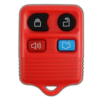 KeylessOption Key Fob for 2005 2006 2007 2008 2009 2010 2011 2012 1-Pack, Red