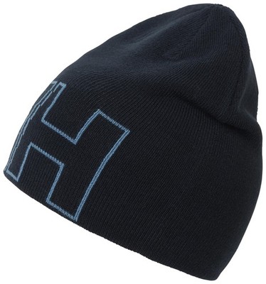 Helly Hansen Kids Outline Knitted HH Iconic Logo Brand Small, 597 Navy