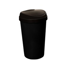 ZINIX 50L Top Touch Kitchen Bin Large Plastic Rubbish Waste Dustbin Lid