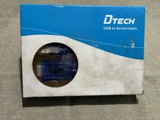 DTech USB to Serial Adapter Cable RS232 DB9 Male 10ft FT232RL Chipset DT-5031B