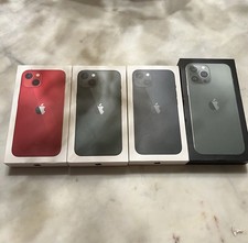 Lot of 4 Genuine Apple iPhone Boxes   3x iPhone 13  13 Pro Max Empty Box