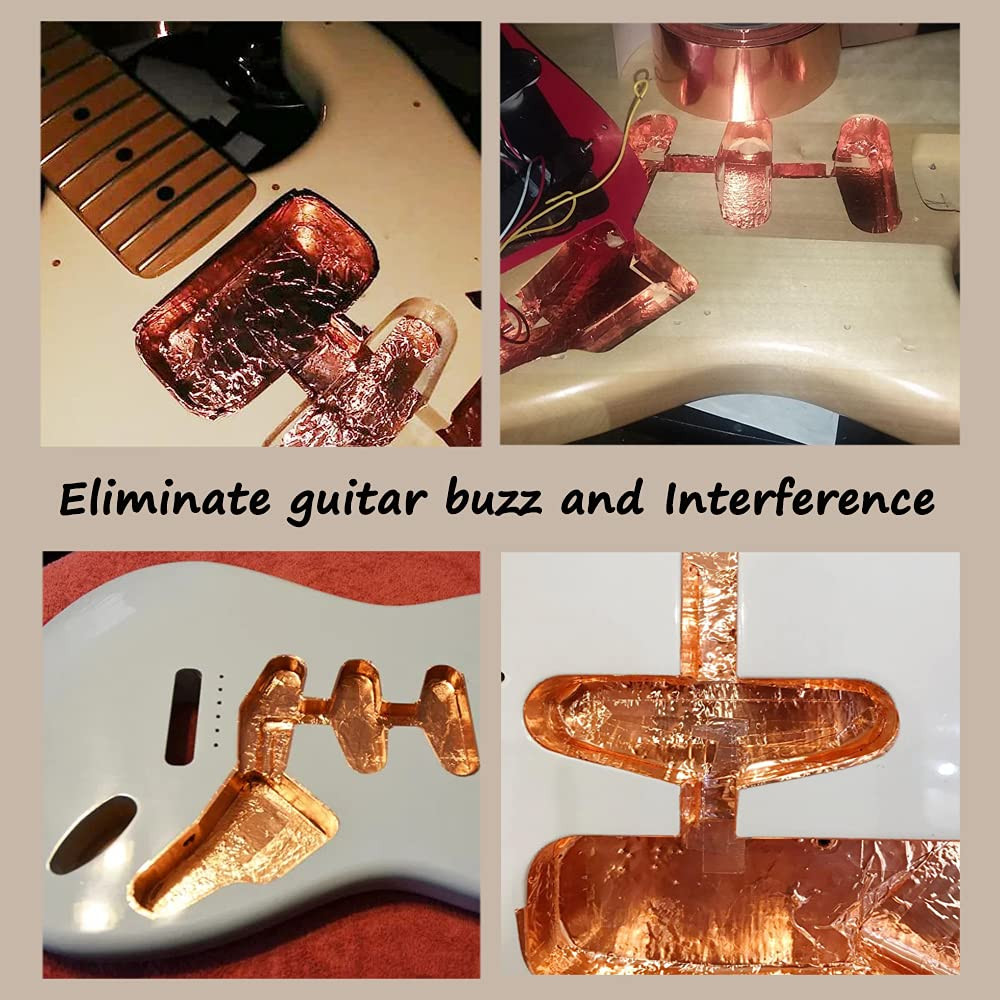 Copper Foil Tape (4Inch X 33 FT) with Dual Conductive Adhesive Copper Tape for G