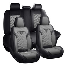 Full Set Seat Covers for Toyota Camry 2015-2026, Gray-Black