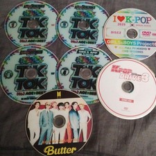 DVD BUZZ TIK TOK Western Music DVD KPOP 6 discos BTS 1 disco servicio