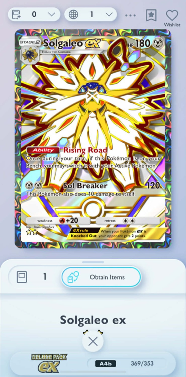 solgaleo ex pokemon card Growlithe - 058/165