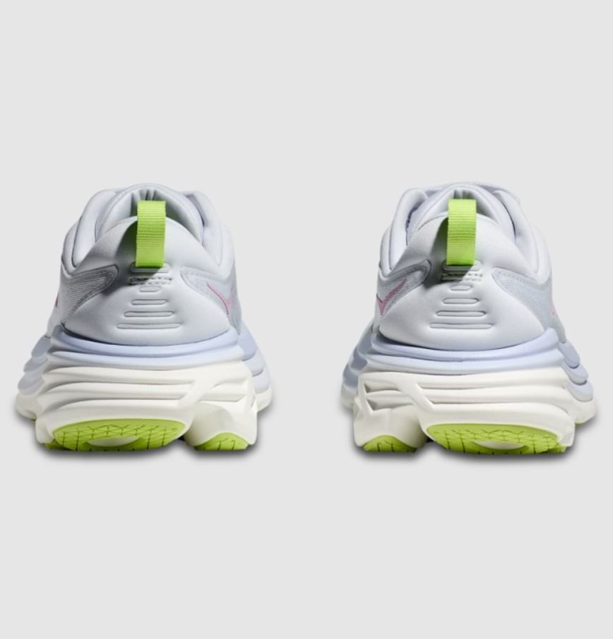 NEW | Hoka Bondi 8 Womens Running Shoes (B) (Sea Ice/Pink Twilight) thumbnail 7