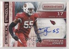 2018 Panini Rookies & Stars 18/99 Chandler Jones #SS-CJ Auto gs1