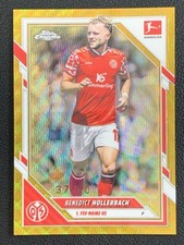 Benedict Hollerbach 2025-26 Topps Chrome Bundesliga Gold Wave Base /50 #72
