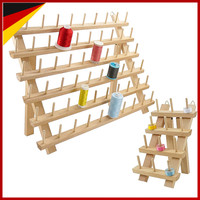 Fadenhalter Garnhalter 60 Spulen Holz Organizer Mit Haken FüR NäHen Quilten
