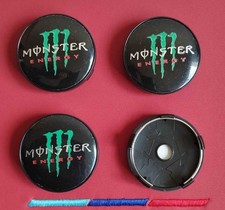Honda Subaru 4x Black Monster Energy Oz Racing Wheels Unused 60mm Center