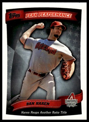 Dan Haren 2010 Topps #PP-96 Peak Performance Arizona Diamondbacks