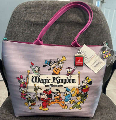Harveys Disney Parks 50th Anniversary Magic Kingdom Seatbelt Bag Purse NEW - NWT