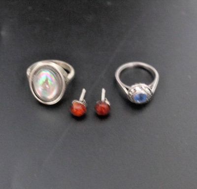 Konvolut alter Schmuck 925 Silber