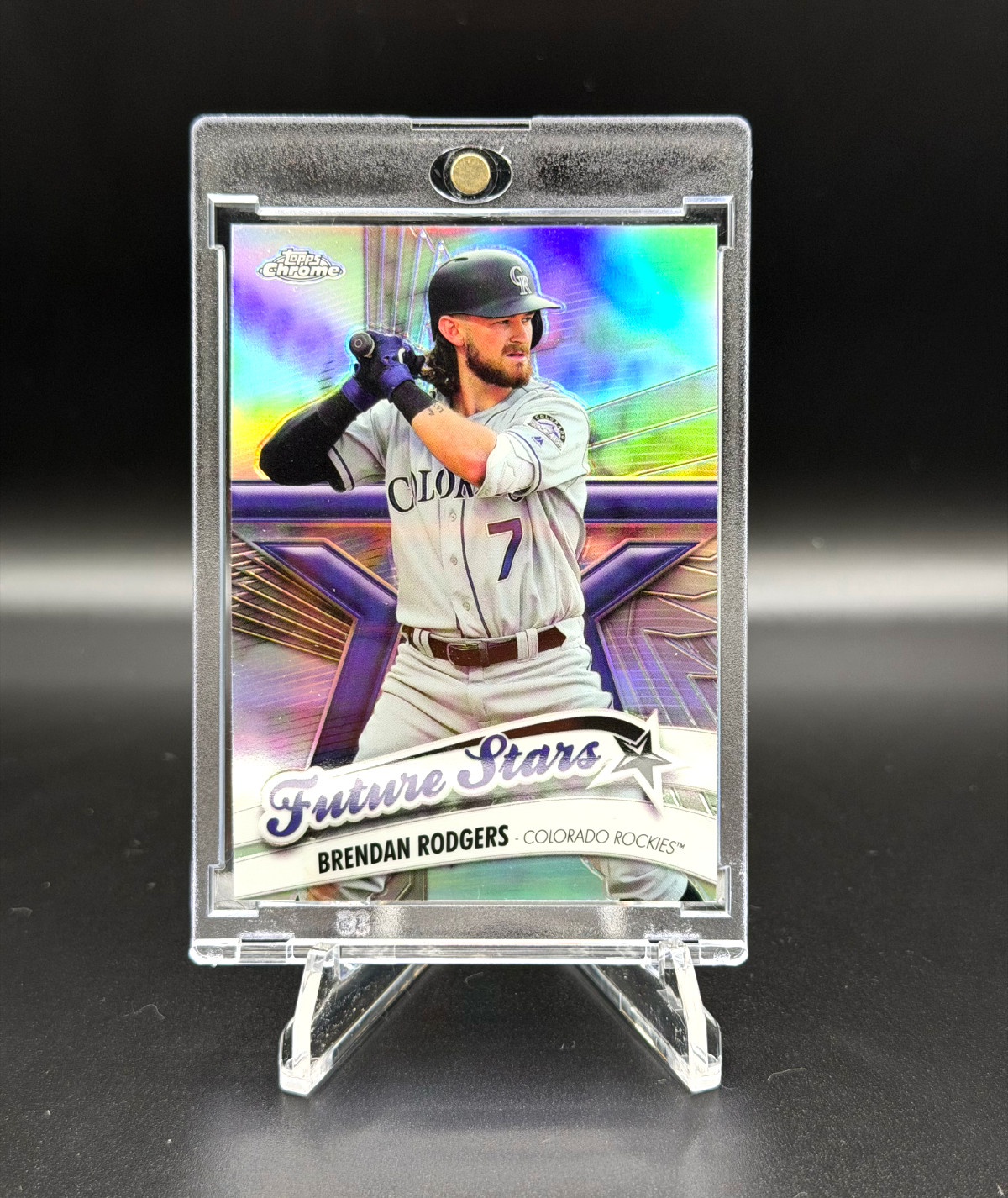 2020 Topps Chrome Future Stars Refractor #FS-12 Brendan Rodgers Rockies Card