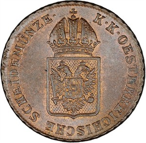 Austria 1816 Kreuzer GLOSSY R+B UNC