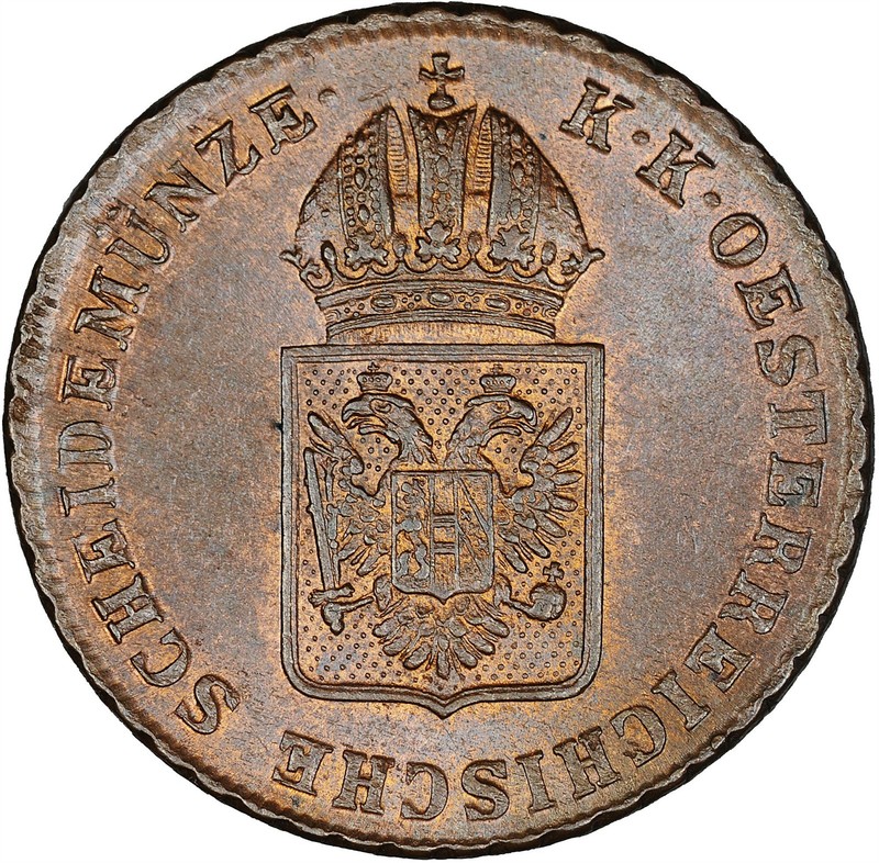 Austria 1816 Kreuzer GLOSSY R+B UNC