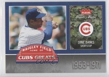 2006 Fleer Greats of the Game Cubs Greats Ernie Banks #CHC-EB HOF 0a1