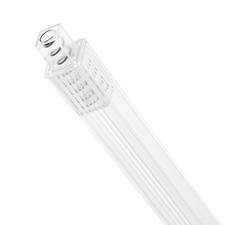 Clear Adjustable Bathroom Towel Bar Rod 24 Inch Spring Loaded Replacement Holder