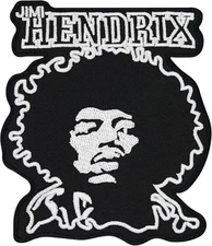 Jimi Hendrix Rock Music Classic Psychedelic Patch, Iron On/Sew On