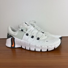 Nike Free Metcon 5 Training Shoes White Bright Mandarin DV3949-101 Men's Size 12