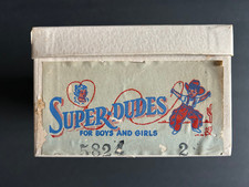 Vintage Childrens SUPER-DUDES shoe BOX empty ...