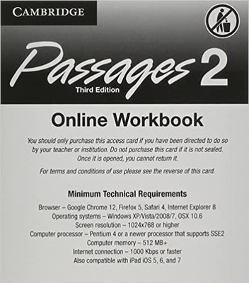 Passages Level 2 Online Workbook Aktivierungscode Karte - 9781107447059