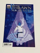*SIGNED BY ZAHN W/ COA* Star Wars Thrawn Alliances #4, 1:25 Variant, Gist,Marvel