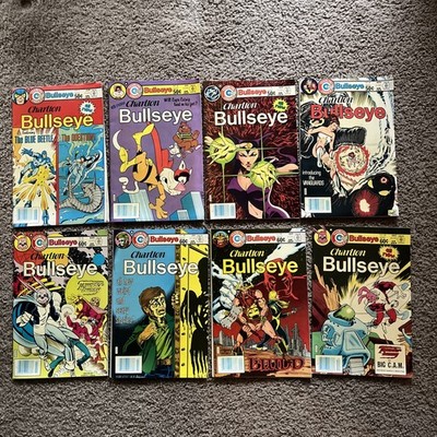 1982 Charlton Comics Bullseye #1,2,3,4,6,8,9,10 Comics! 1st App Thunder Bunny