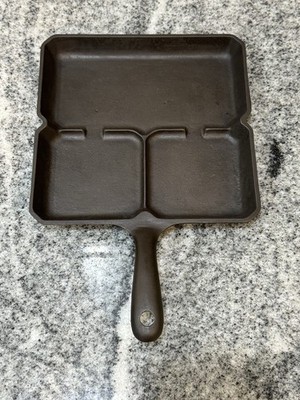 Best Made Bacon And Egg Fryer 1257 Griswold Cast Iron Skillet Very Rare