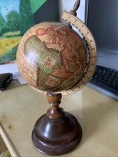 Antique Desktop Miniature Globe 10&rdquo; X  5&rdquo;