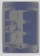2017 Leaf ITG Superlative Printing Plate Black 1/1 Wayne Gretzky Grant Fuhr 0c3