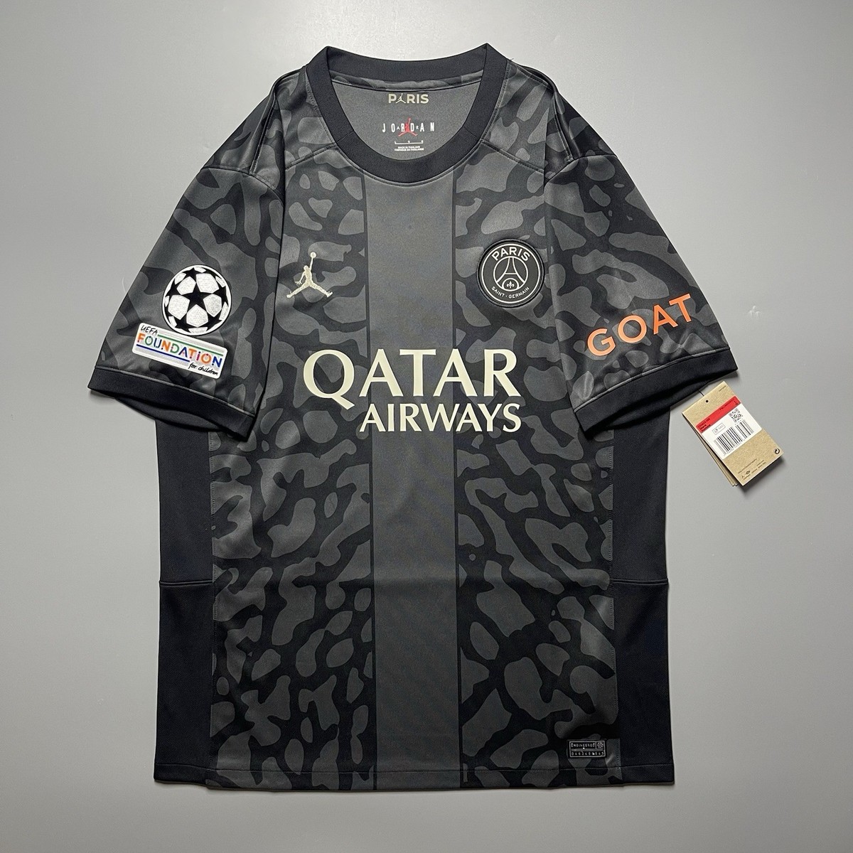 PSG NIKE 2023/2024 FOOTBALL SOCCER THIRD JERSEY #29 BARCOLA SIZE