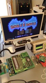 GHOULS'N GHOSTS DAIMAKAIMURA CAPCOM CPS1 JAMMA SYSTEM PCB