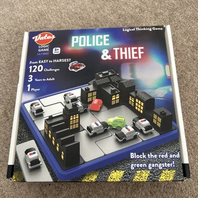 Vatos Logikspiel Nr. 9602 Polizei und Dieb Logisches Denkspiel vollständig