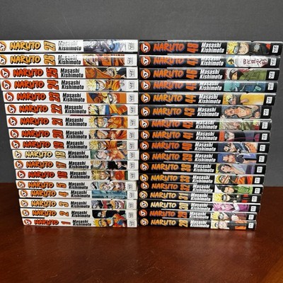 Lot: 34 Naruto Manga Books Masashi Kishimoto English 1-5, 16-33, 38-48 Shonen J