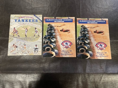 1994 Albany Colonies Yankee Yearbook, w/ Derek Jeter card - Picture 4 of 15