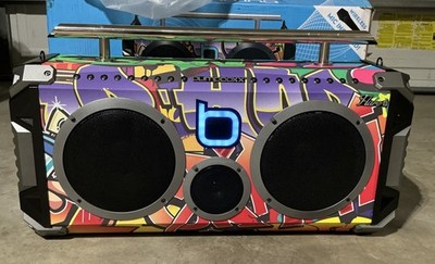 BUMPBOXX Flare8 Graffiti Bluetooth Boombox Speaker TWS With
