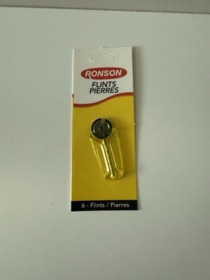 Genuine Ronson Replacement Flint 1 Pack 6 Flints in All 1206 1206-144